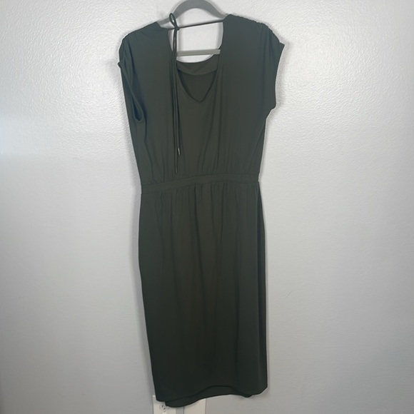 Universal Standard Havana Define Jersey Dress Midi length color Nori NWT 2XS 6-8 - Picture 9 of 10